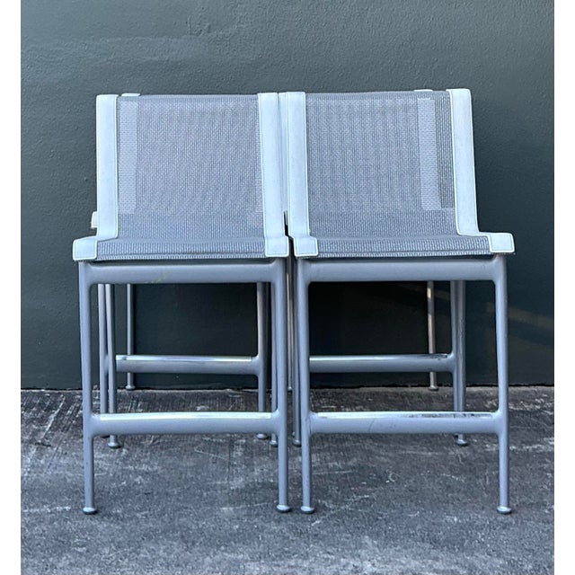 Gray Vintage Richard Schultz High Top Dining Table & 4 Chairs For Sale - Image 8 of 12