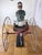 Metal American Folk Art Painted Metal Horse & Sulky Weathervane For Sale - Image 7 of 13