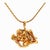Art Nouveau Carrera Y Carrera 18k Gold Intertwined Couple Erotic Pendant Necklace For Sale - Image 3 of 9