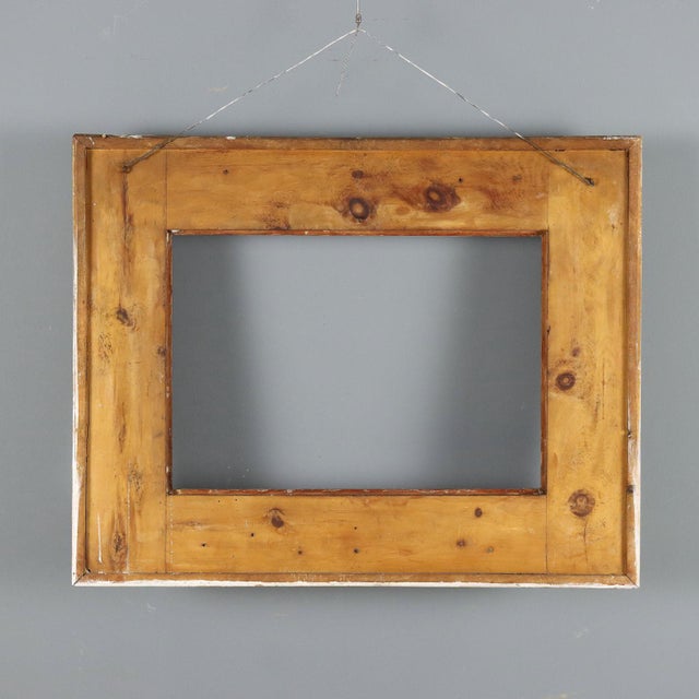 Gilded and Carved Wooden Frame For Sale - Image 9 of 10