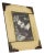Art Deco Gold Reverse Painted Glass 4x6 Geometric Picture Frame For Sale