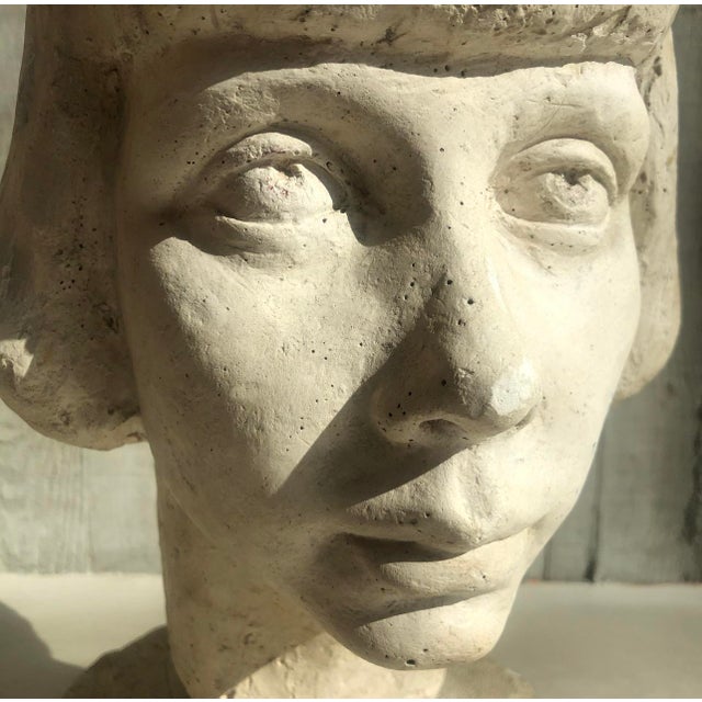 Artist unknown France 1920 H 33cm B 19cm A striking decorative sculpture with timeless French character. This beautifully...