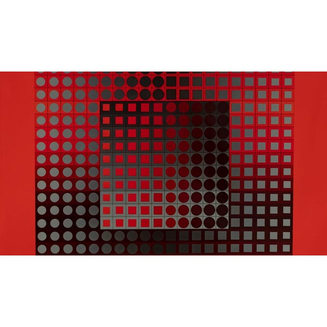 Victor Vasarely, ZETT RG, Etching For Sale - Image 4 of 6