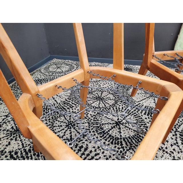 Anthroposophical K 1250 Chairs in Birch Wood by Felix Kayser for Schiller Möbel, 1930s, Set of 2 For Sale - Image 12 of 14