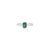 Not Yet Made - Made To Order Emerald Bezel Set Solitaire Ring in 925 Sterling Silver - Size 6.5 For Sale - Image 5 of 13