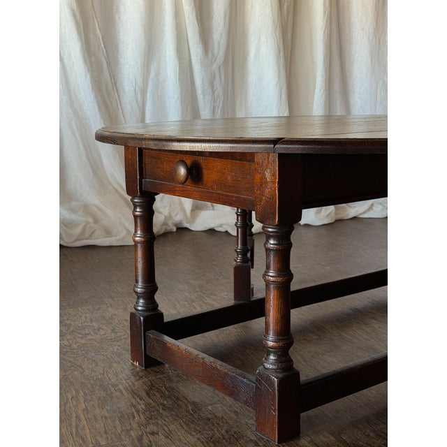 Late 20th Century Drop Leaf Coffee Table For Sale - Image 6 of 6