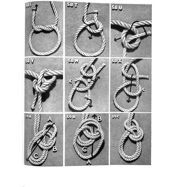 White "The Art of Knotting and Splicing" 1957 Day, Cyrus Lawrence For Sale - Image 8 of 9
