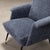 Vintage Armchair in Gray Fabric, 1960s For Sale - Image 3 of 7