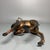 Vintage Gilt Bronze Deer Figure With Cinnabar Red Accents – "Path to Wealth" Sculpture For Sale - Image 9 of 9