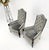 Pair of Tall Tufted Backs Black Lacquer Frames Decorative Arm Chairs Thrones For Sale - Image 6 of 16