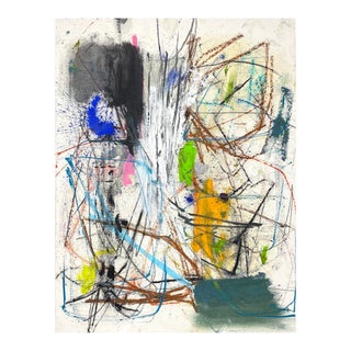 Contemporary Abstract Mixed Media on Canvas Painting “Untitled 41" by Ludovic Dervillez For Sale