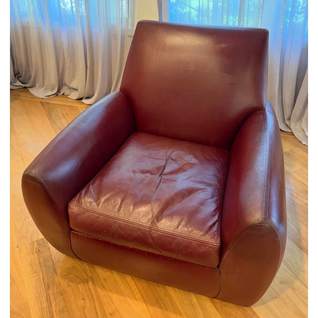 Dakota Jackson 1990s Iconic Dakota Jackson Ke-Zu Chair With Ottoman For Sale - Image 4 of 8