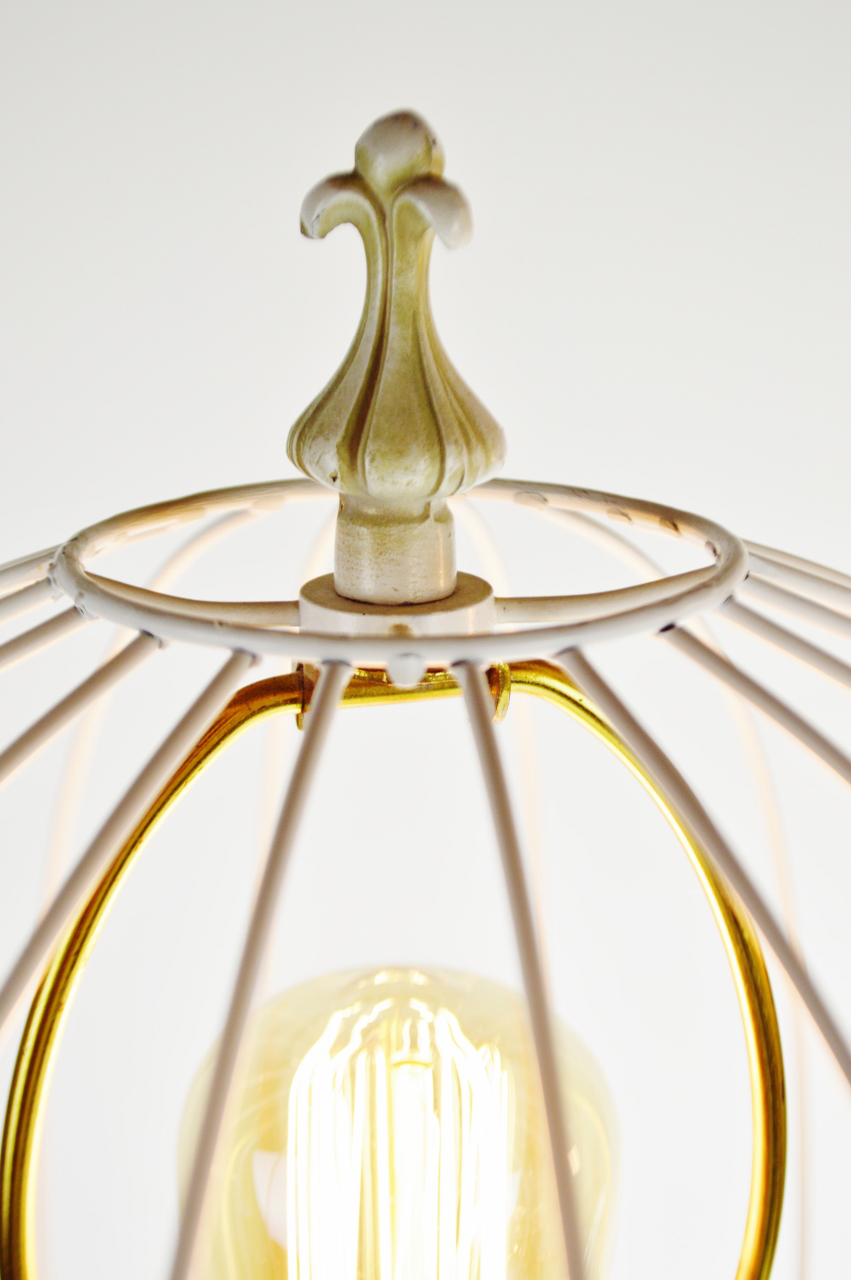 cage lampshade for table lamp