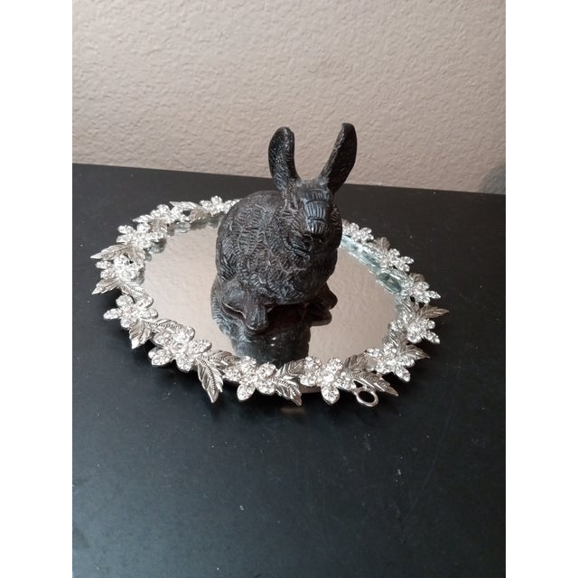 1980s Solid Bronze Bunny Figurine For Sale In Dallas - Image 6 of 6