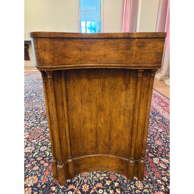 TWO (2) Michael Taylor Designs stately “Saintsbury” Sideboards with hand rubbed Antique Tobacco finish to replicate the...