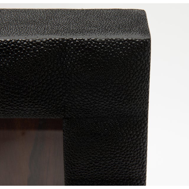 Picture Frame 8x10” in Quilted Black Shagreen by R&y Augousti For Sale - Image 10 of 10
