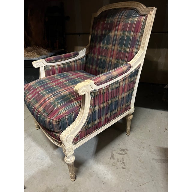 Highland House 1970s Highland House Red and Blue Chair For Sale - Image 4 of 4