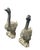 Enhance your indoor or outdoor space with this striking pair of vintage goose sculptures. Crafted with a heavy, textured...