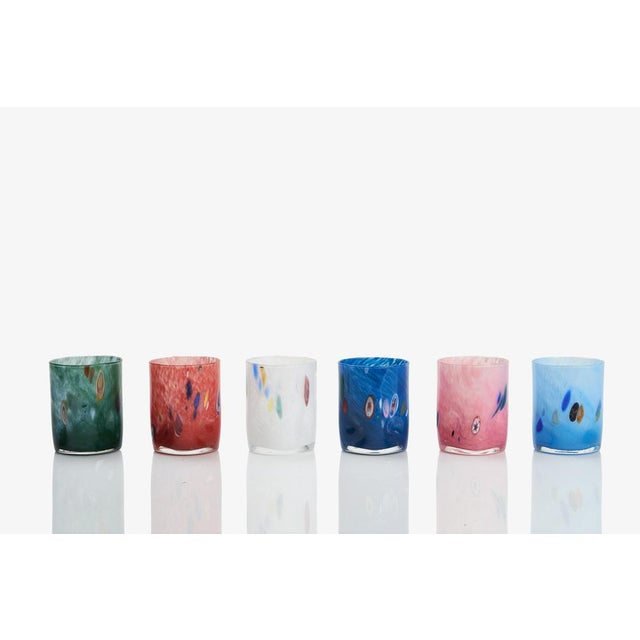 Murano Glasses by M. Iskra for Ribes, Set of 6 For Sale - Image 9 of 13