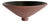 Contemporary Footed Bowl, Red Clay & Gray Glaze For Sale