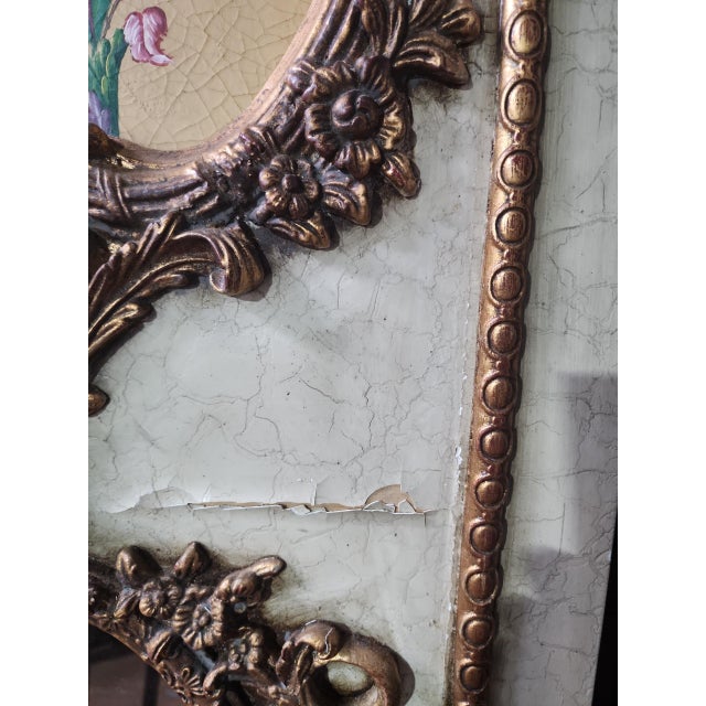 White Late 19th Century Louis XIV Style Large Trumeau Mirrors - A Pair For Sale - Image 8 of 8