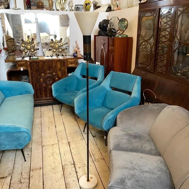 Stilnovo 1950s Stilnovo Mid-Century Modern Italian Floor Lamp For Sale - Image 4 of 13