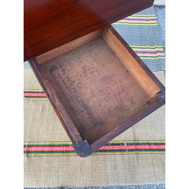 A Fine Antique Pennsylvania Sheraton Mahogany Flip Top Game Table, Circa 1830 For Sale - Image 12 of 12