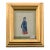 Antique 19th C Chinese Folk Art Pith Painting Female Figure Royal Lady Oriental Decor For Sale