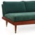 Teal Mid-Century Modern Platform Sofa Attributed to Adrian Pearsall for Craft Associates, C. 1960. For Sale - Image 8 of 8