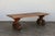 Vintage 1980s Custom French Style Solid Cedar Dining Table With Ornately Carved Pedestal Bases For Sale - Image 16 of 18