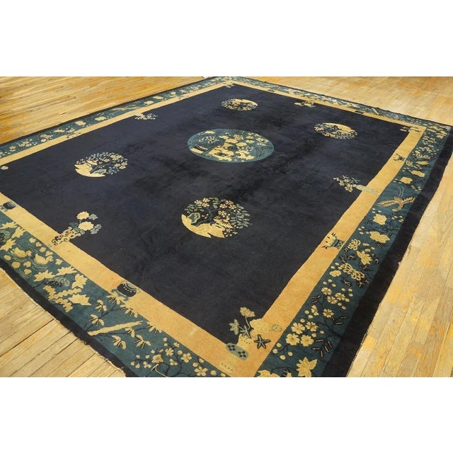 Early 20th Century Chinese Peking Carpet ( 10' x 12' 6" - 305 x 382 ) For Sale - Image 12 of 12