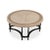 Wood Industrial Round Cocktail Table For Sale - Image 7 of 10