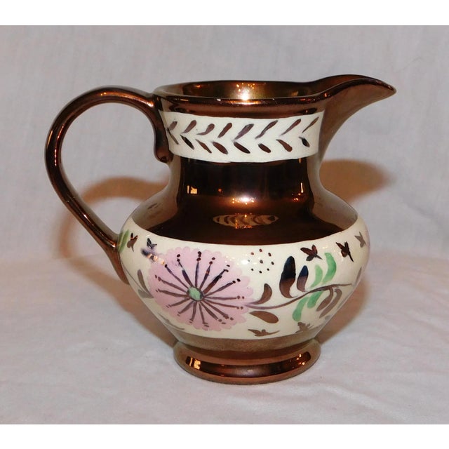 Vintage Copper Lustre Creamers - Set of 2 For Sale - Image 4 of 13