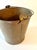Rustic A Small Patinated Brass Pail with Handle For Sale - Image 3 of 5