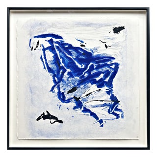 Emil Schumacher, Original Terragraph from the Book of Genesis, 1998, No. 13 For Sale