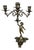 Vintage French Cherub Ornate Candleholder For Sale