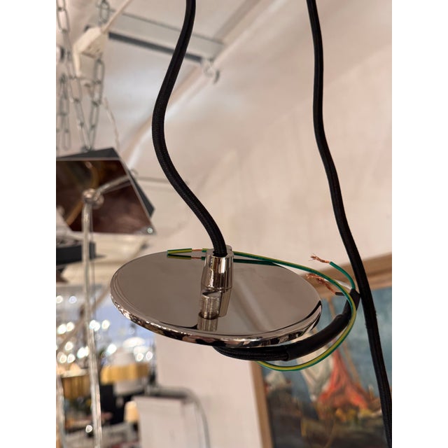 Restoration Hardware 20th C. Factory Filament Clear Glass Barn Pendant For Sale In San Francisco - Image 6 of 13