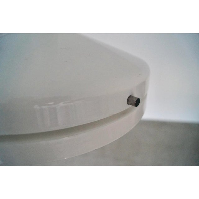 1950's Mid-Century Modern Aluminum Light Fixture For Sale - Image 10 of 13