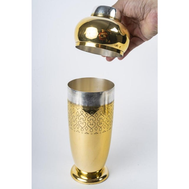 20th Century Art Deco Shaker in Vermeil from Tetard Frères, 1930s For Sale - Image 9 of 18