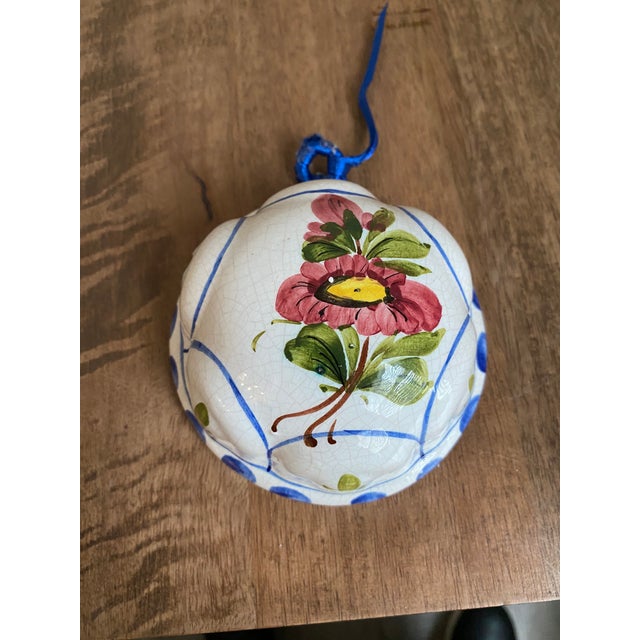 Early 20th Century Early 20th Century Polychrome Hand Painted 3D Ornament, Wall Hanging For Sale - Image 5 of 8