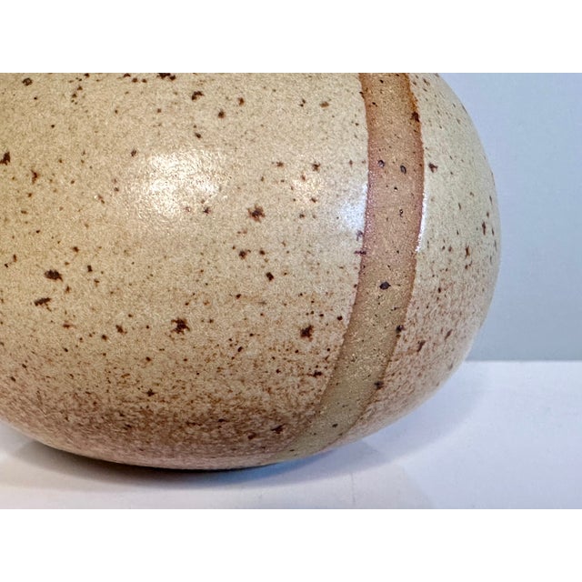 Mid-Century Modern Modernist Studio Ceramic Art Vase, Germany, 1960s For Sale - Image 3 of 10