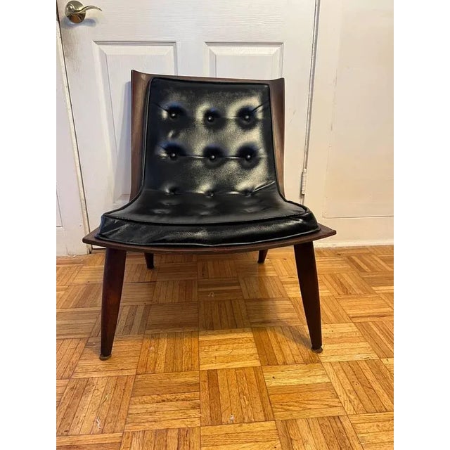 1960s Mid Century Scoop Lounge Chair by Carter. Brothers Inc , 1958s For Sale - Image 5 of 13