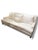 A timeless Ethan Allen sofa upholstered in a beautiful soft white/ivory fabric. The clean-lined silhouette features a...