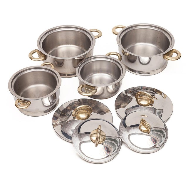 Cooking Set with Pressure Cooker from Kuhn Rikon, 1990s, Set of 8 For Sale - Image 6 of 10