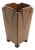 Art Deco Style Waste Basket or Bucket For Sale