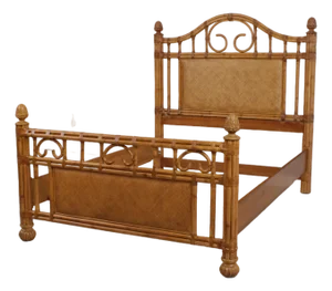 Bamboo Queen Size Tommy Bahama Style Bed