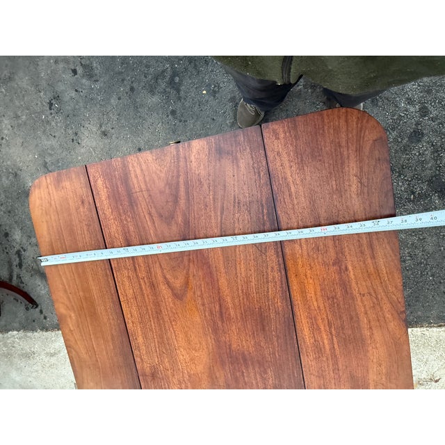 19th Century Antique English Regency Style Mahogany Drop-Leaf Pembroke Side Table For Sale - Image 16 of 18