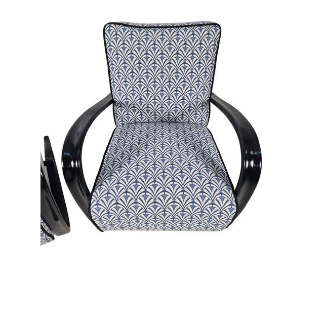 Designed by Jindrich Halabala in 1940 in the Czech Republic. Comfortable and very elegant pair of beautiful designer...