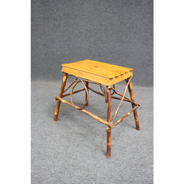 Rustic Adirondack Stand For Sale - Image 3 of 7