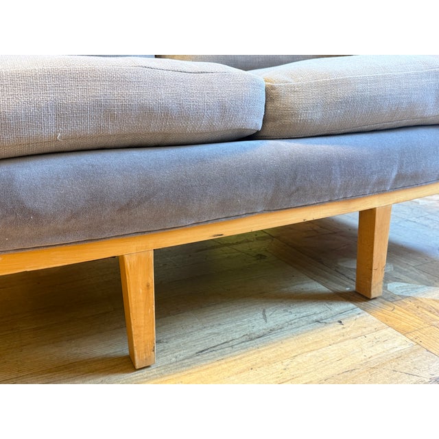 Wood Danish-Style Apartment Sofa For Sale - Image 7 of 7